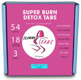Slimmy Tabs Super Fat Burning "BURN" Dissolvable Tablets - Natural Ingredients, Keto Friendly, No Calories, Gluten and Sugar Free, Vegan, Boosts Energy & Tastes Delicious! - 54 Tablets (Berry Blast Flavor)