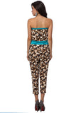 Army Biege Romper - waistshaper