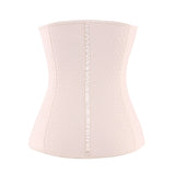 Nude Neoprene Steel Boned Lattice Waist Trainer - waistshaper