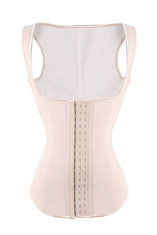 Nude 9 Steel Boned Triple Rows Reduce Waistline Slimming Vest - waistshaper