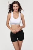 White Padded Sports Bra - waistshaper