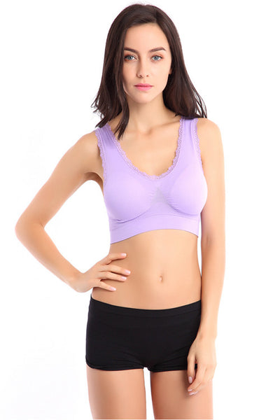 Purple Women's Sport Bra - waistshaper