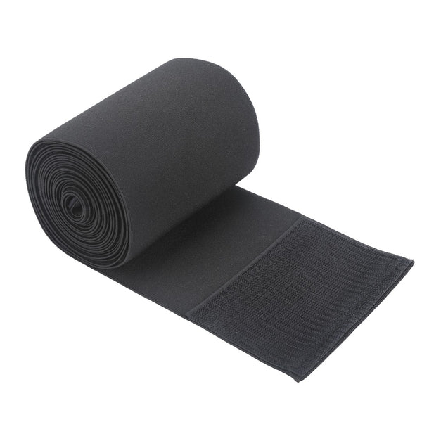 Latex Belly Wrap Compression Band in Black