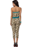 Army Green Romper - waistshaper