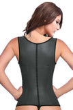 9 Steel Boned Latex Waist Trainer Vest With Straps - waistshaper