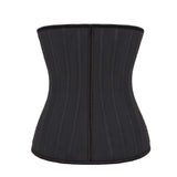 25 Steel Bone Latex Zip & Clip Waist Trainer - waistshaper