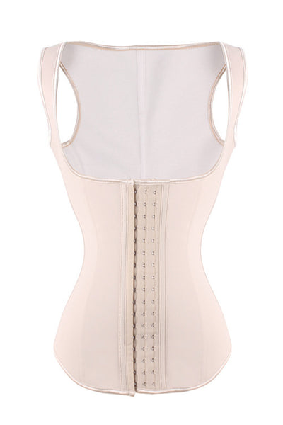 Nude 9 Steel Boned Triple Rows Reduce Waistline Slimming Vest - waistshaper