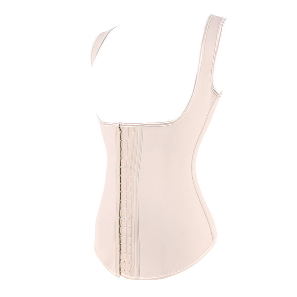 Nude 9 Steel Boned Triple Rows Reduce Waistline Slimming Vest - waistshaper