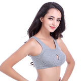 Ladies Grey Padded Sports Bra - waistshaper