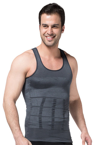 Gray Tight Tank Vest Body Shaper - waistshaper