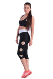 Women's Black Sports Leggings - waistshaper