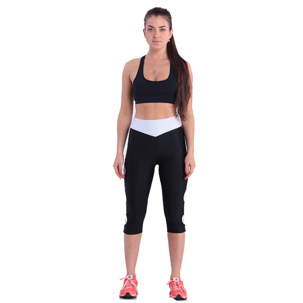 Women's Black Sports Leggings - waistshaper