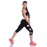 Women's Black Sports Leggings - waistshaper