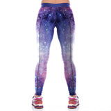 Good Elasticity Galaxy Sky Printing Wholesale Yoga Pants - waistshaper