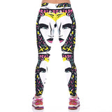 Sexy Blondie Print Funky Leggings Women Yoga Pants - waistshaper